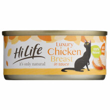Hilife It's Only Natural Cat Can Luxury Chicken Breast In Sauce 70g (Pack of 12)
