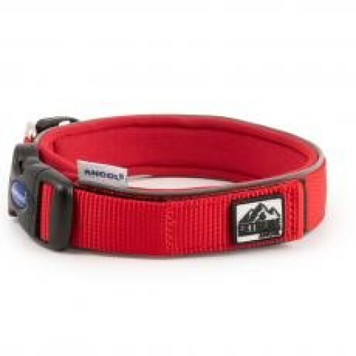 Ancol Extreme Nylon Padded Collar Red Size 3 30-34cm