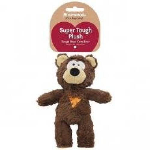 Rosewood Super Tough Rope Core Bear 26cm (Pack of 3)