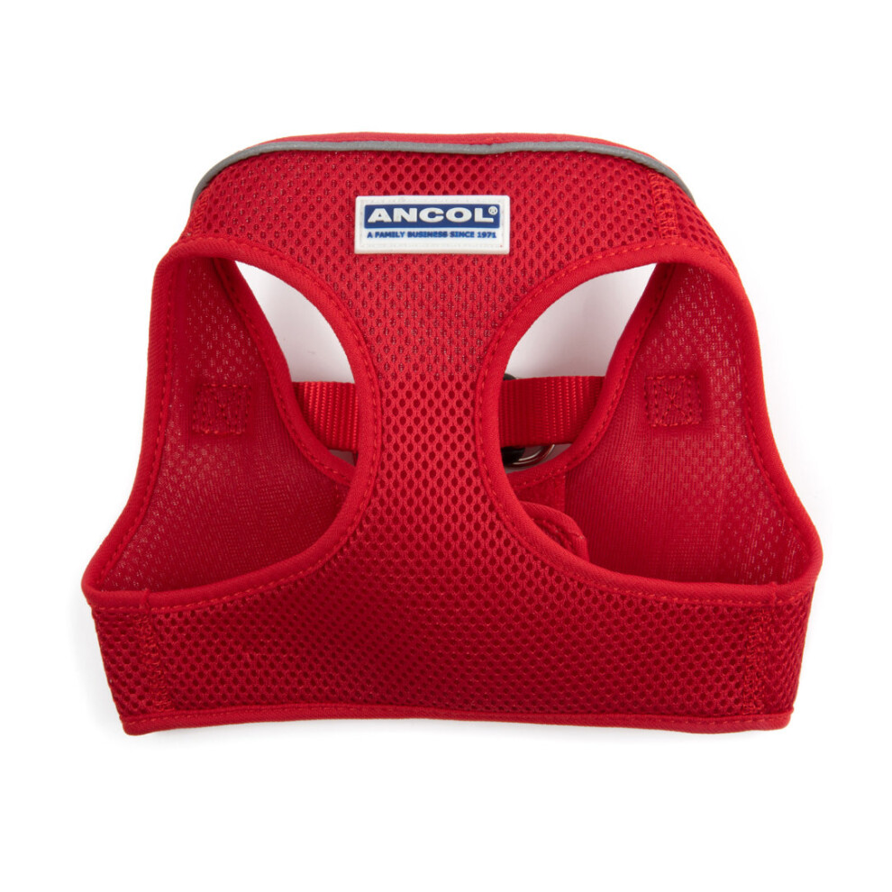 Step-in Mesh Harness Red Small/medium