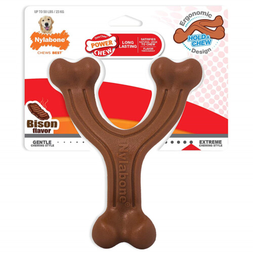 Nylabone Nylabone Extreme Chew Wishbone Bison Small