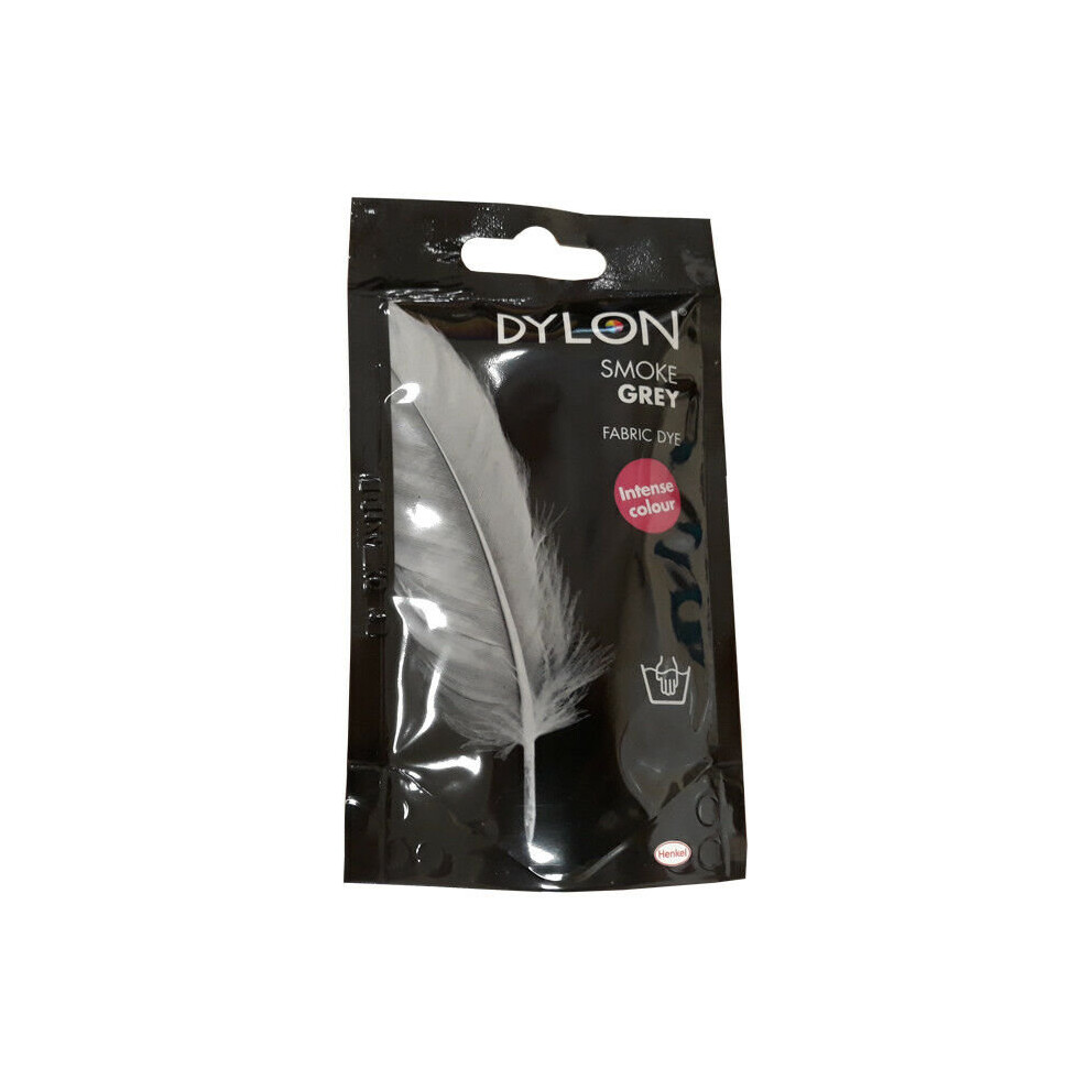 Smoke Grey  50g Dylon Fabric Hand Dye Sachet