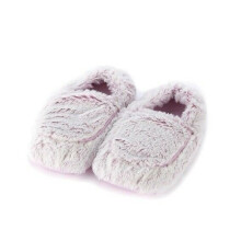 Warmies Slippers Pink Marshmallow Microwaveable Warm Fluffy Adult UK Size 3-7