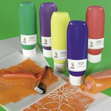 Scola Artprint Bright Yellow 300Ml Flaschen Lino Block Printing Roller Mischbare Farben &amp; Lacke