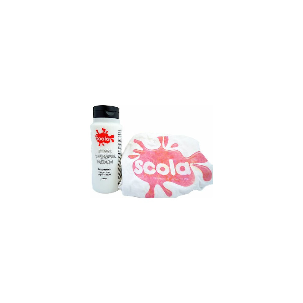 500Ml Scola Image Maker Picture Transfer Paste For Textiles T-Shirts & Fabrics