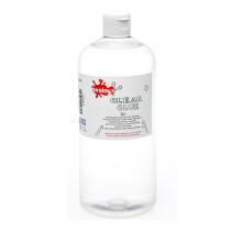 SCOLA 1 LITRE CLEAR PVA GLUE BOTTLE MULTI-PURPOSE SCHOOL CRAFT & SLIME MAKING