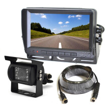 Vardsafe Rear View Reverse Backup Camera + 7 Inch TFT LCD Monitor for RV Motorhome Tractor Trailer Truck Bus Van