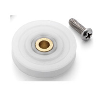 4 x Replacement Shower Door Rollers/Runners/Wheels V Grooved 30mm Wheel Diameter L087