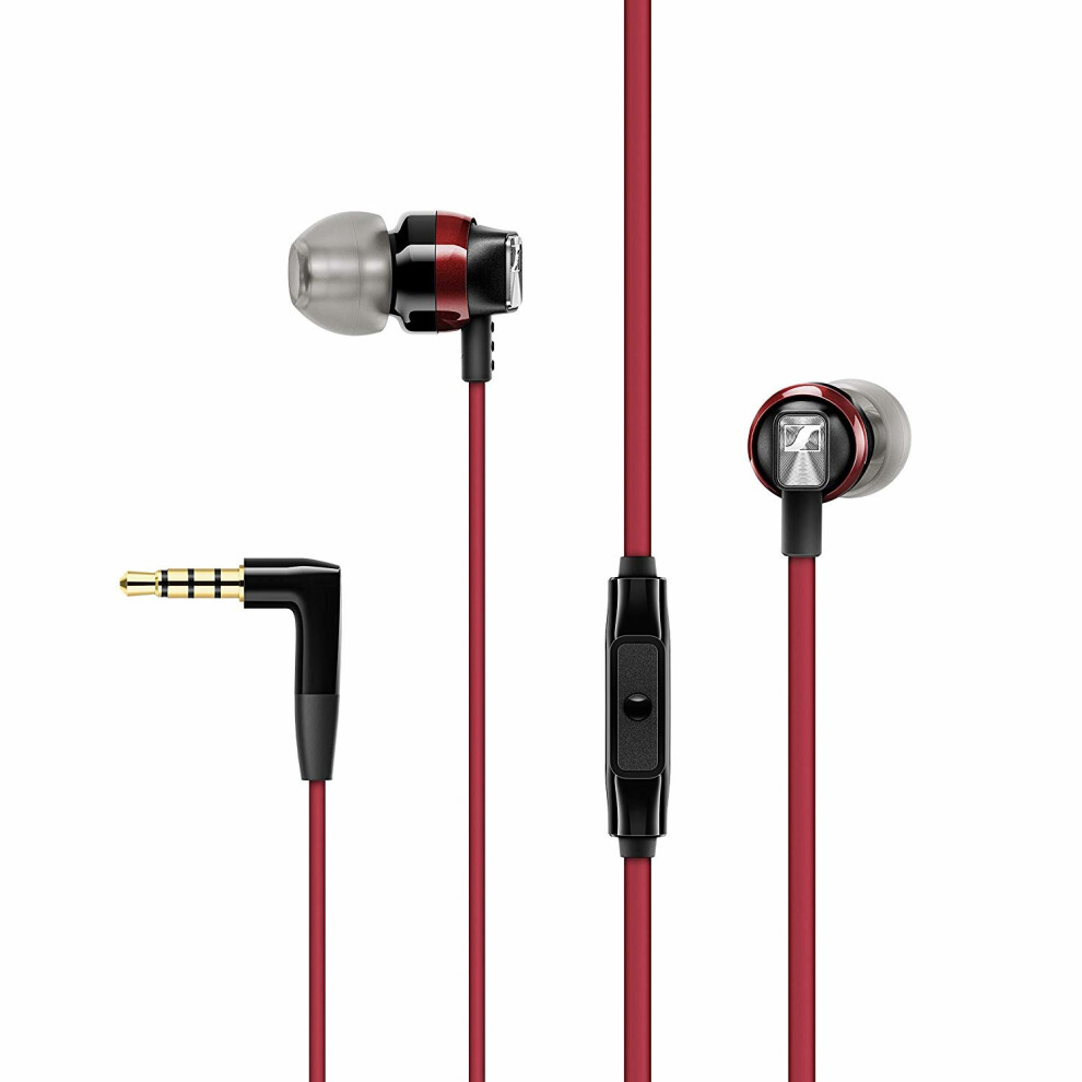 Sennheiser CX 300S In-Ear Headphones with Universal Smart Remote - Red