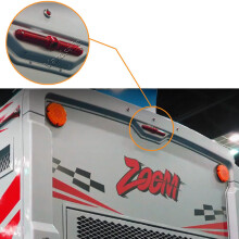 Vardsafe Universal Flat Surface Mount Parking Brake Light Reversing Backup Camera for RV / Cargo Van / Bus