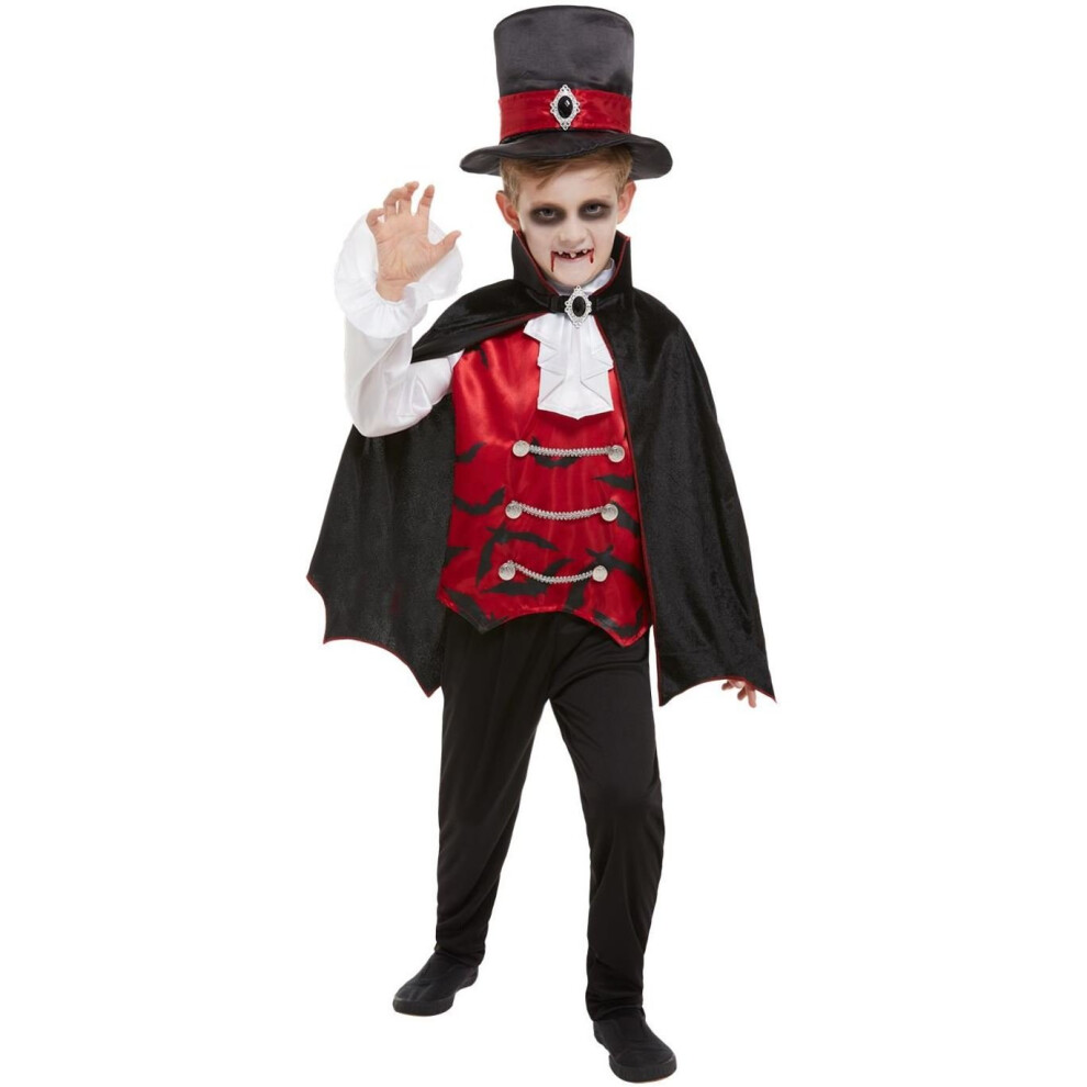 Boys Halloween Vampire Fancy Dress Costume Age 10-12