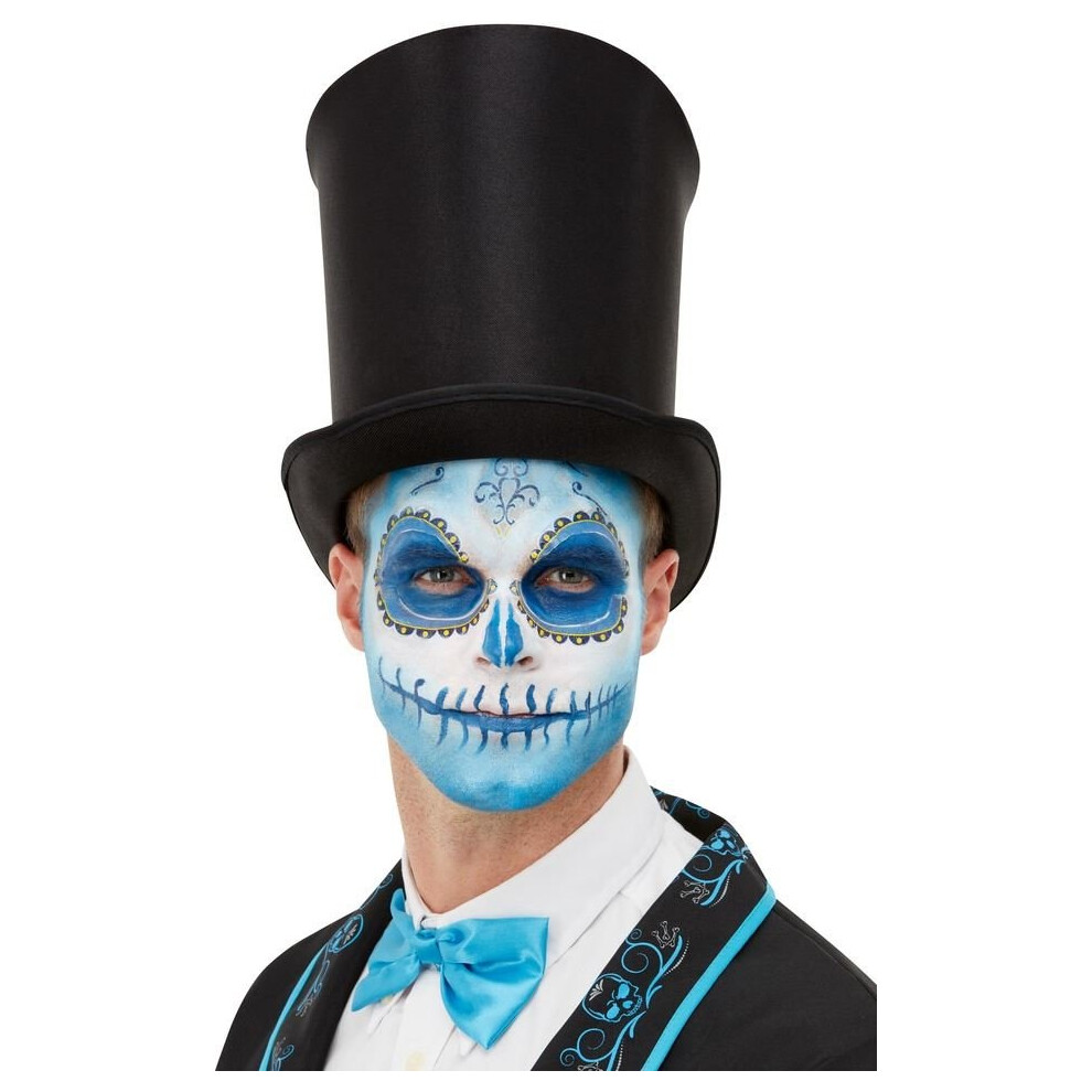 Day of the Dead Make Up Kit Halloween Face Paints Fancy Dress Accessory