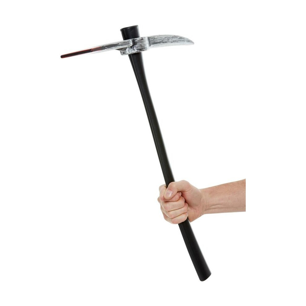 Blood Stained Pick Axe Halloween Fancy Dress Accessory Fake Weapon