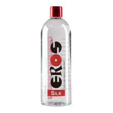 uma base de lubrificante de silicone em seda eros 1000 ml