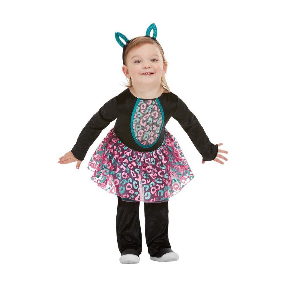 Toddlers Halloween Cute Cat Fancy Dress Costume Age 1-2