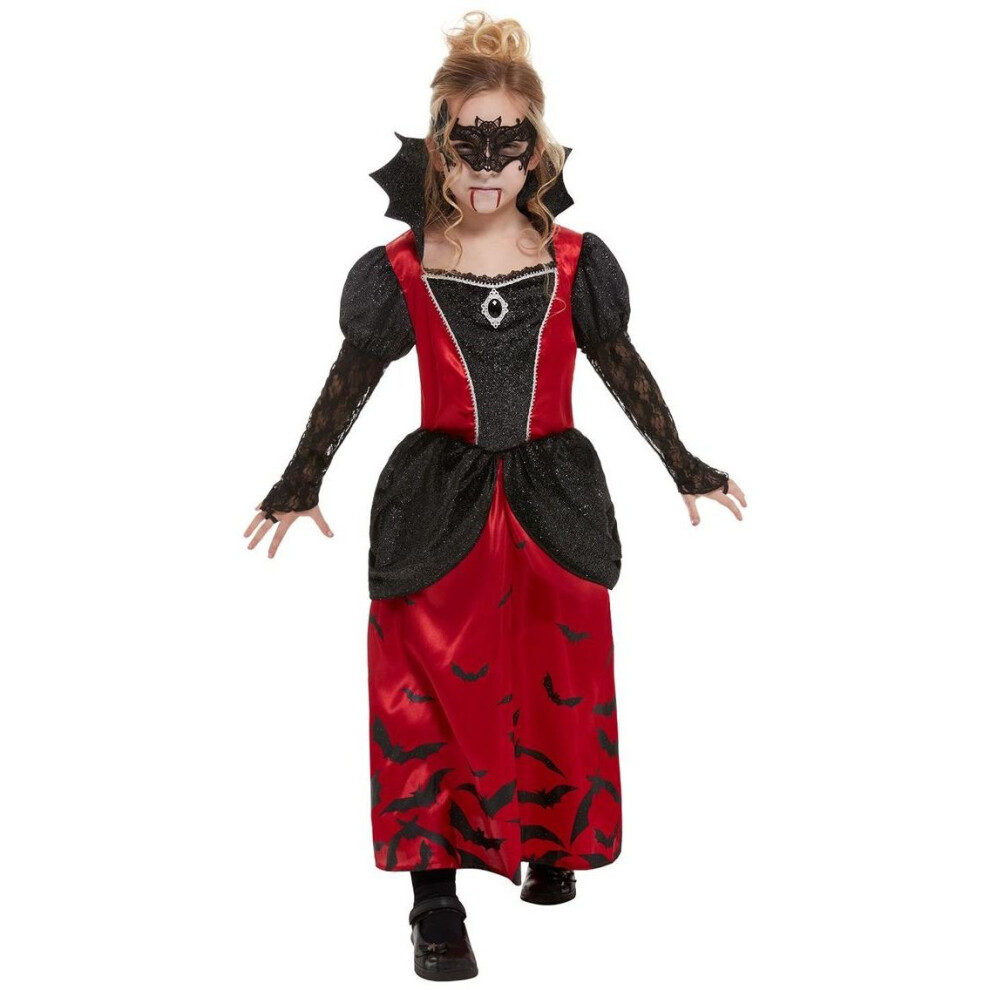 Girls Halloween Vampire Fancy Dress Costume Age 10-12