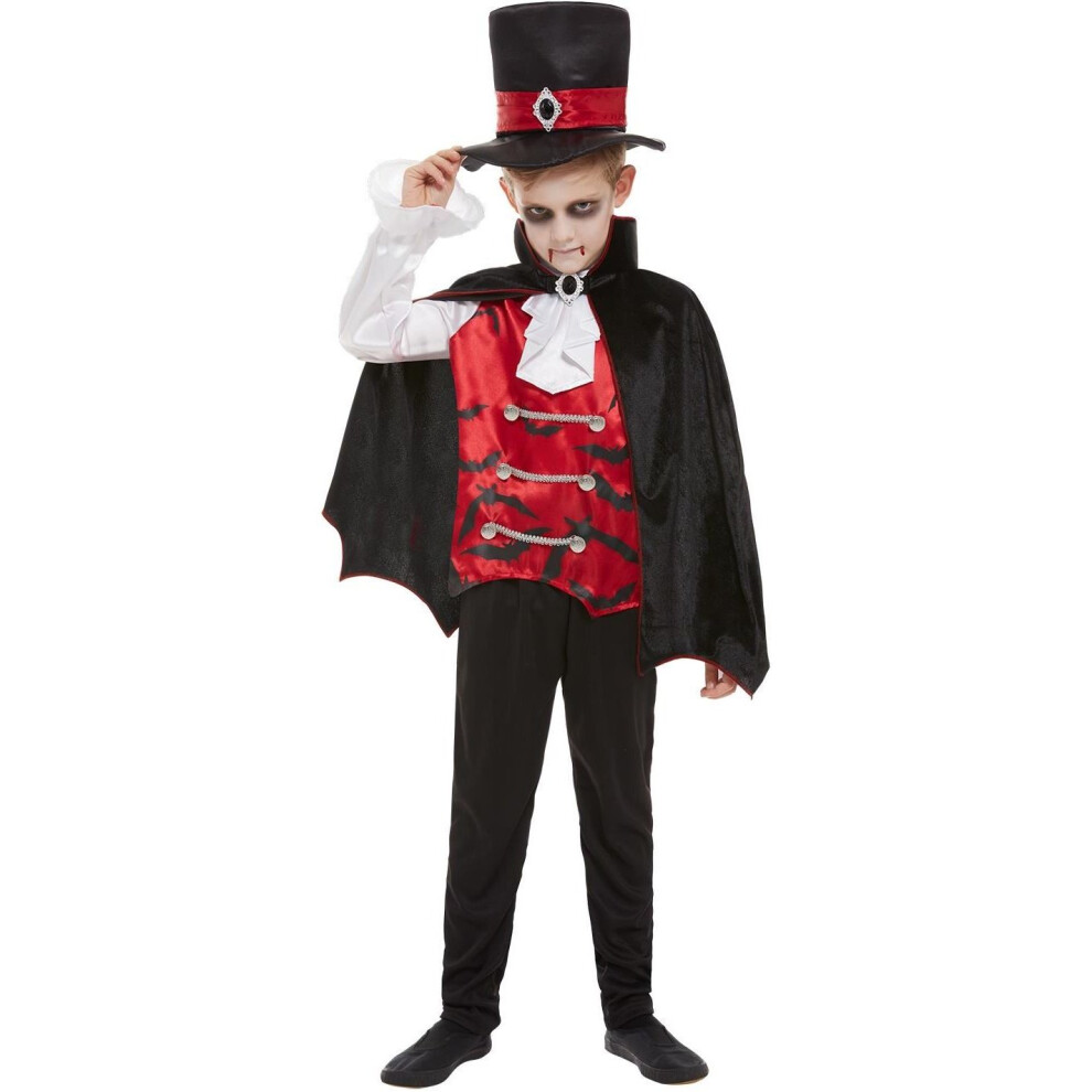 Boys Halloween Vampire Fancy Dress Costume Age 7-9