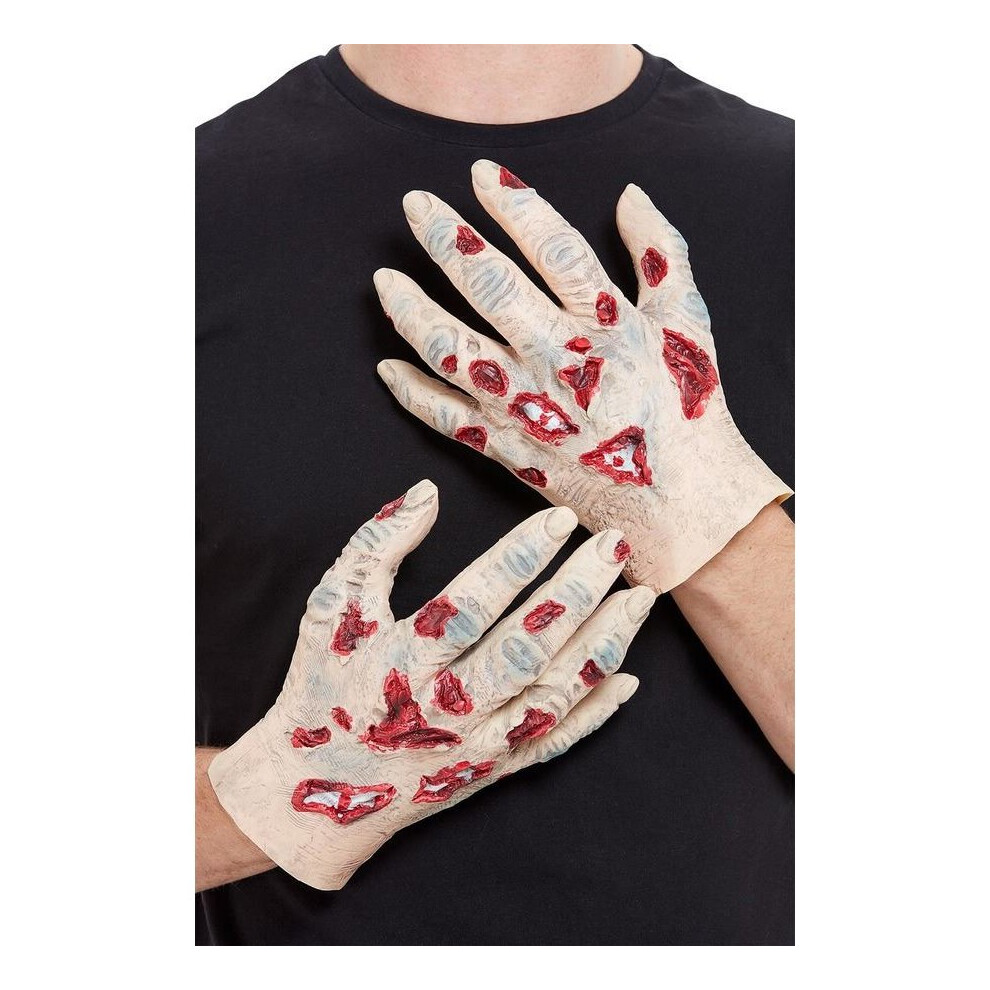 Latex Zombie Hands Halloween Fancy Dress Accessory