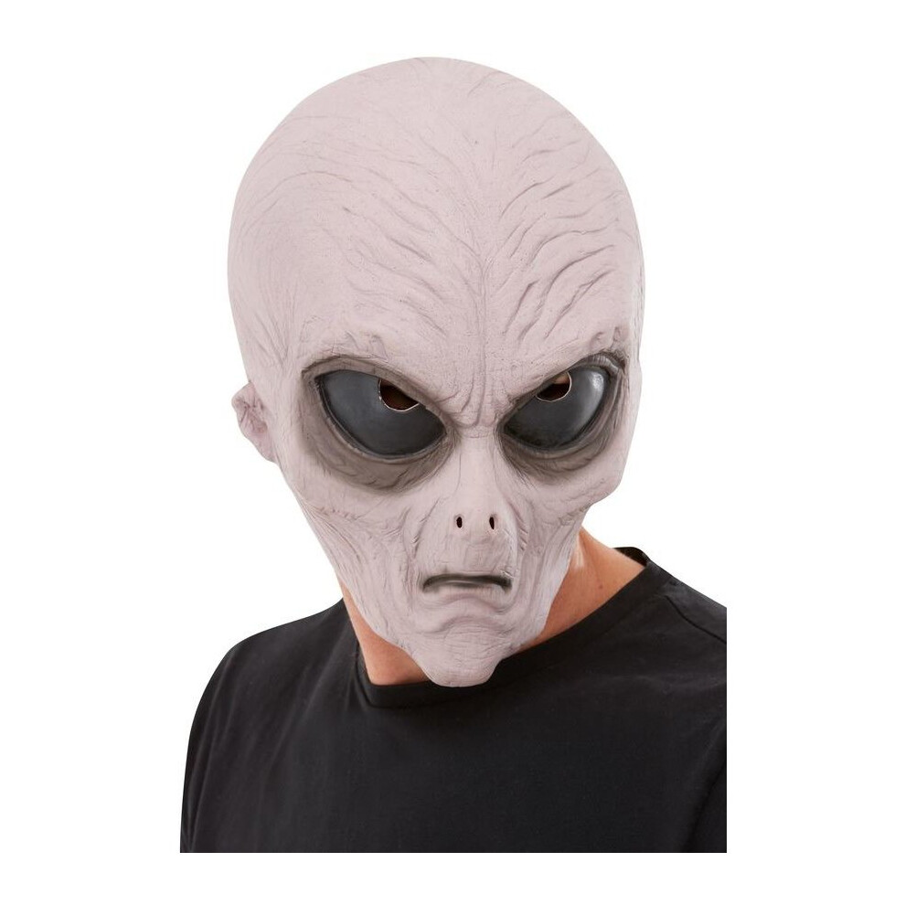 Latex Alien Face Mask Fancy Dress Accessory