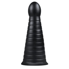 Buttr Devil Dog Butt Anal Plug | Big Anal Plug with a Tapered Ribbed Shaft