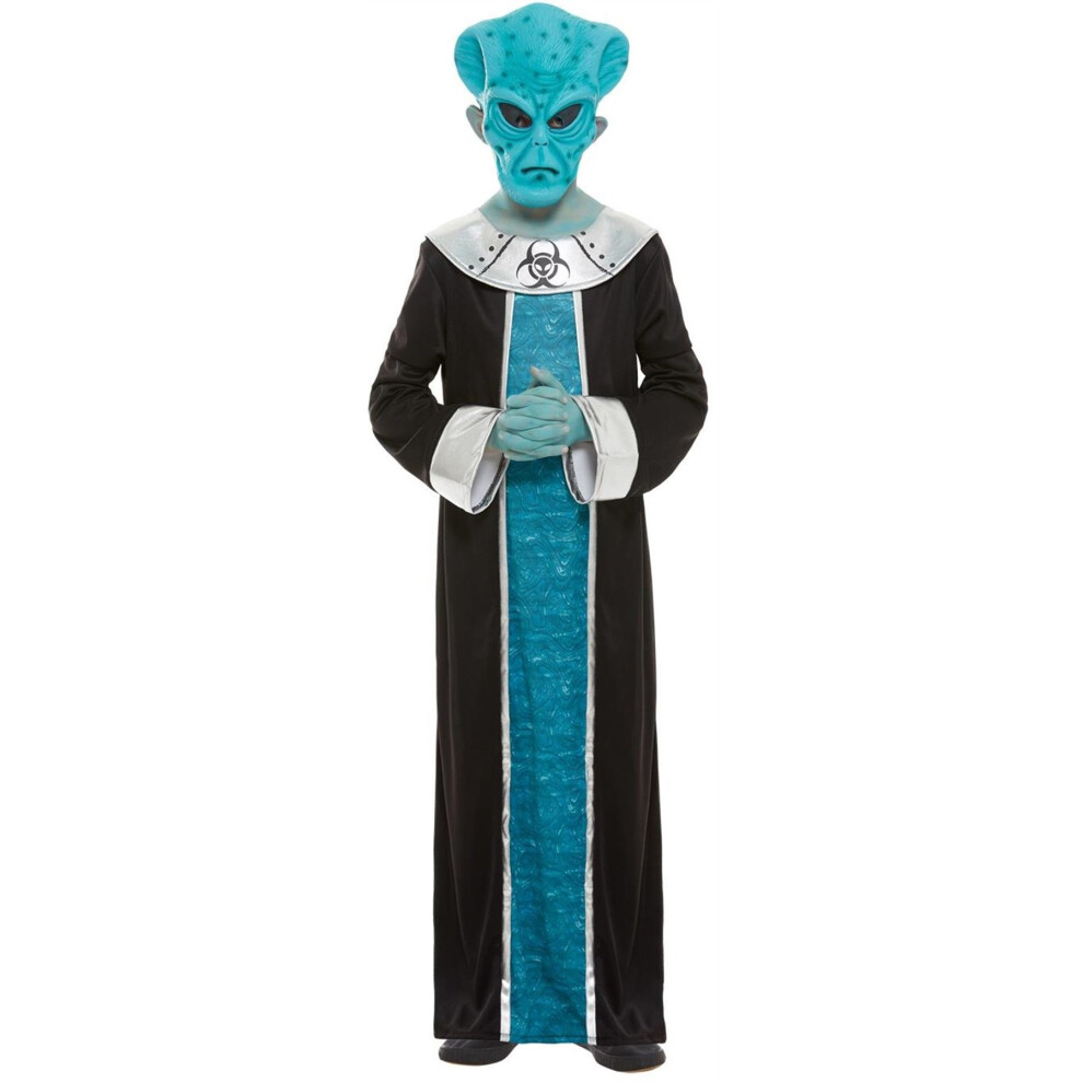 Boys Alien Fancy Dress Costume Outer Space Age 10-12