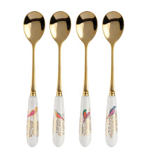 Sara Miller Chelsea Set of 4 Teaspoons