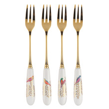 Sara Miller Chelsea Set of 4 Pastry Forks