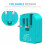 (Green) Ameego Folding Dual USB Plug | Dual USB Wall Charger 2