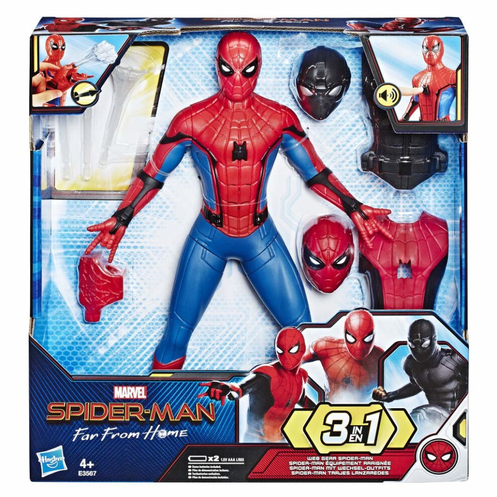 Marvel Spider-Man Deluxe Action Figure | Marvel Toy Spiderman Figure