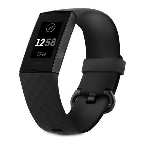 (Black/Graphite) Fitbit Charge 3 Activity Tracker | Swim-Proof Fitness Tracker