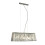Searchlight Searchlight Tiara 4 Light Pendant Chrome With Crystal Glass 1
