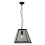 Searchlight Searchlight Lantern 1 Light Pendant With Matt Black Frame 1