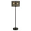 Searchlight Searchlight Fishnet 2 Light Floor Lamp Matt Black 1