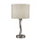 Searchlight Searchlight Vegas LED Twist Table Light Satin Silver 1