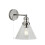 Searchlight Searchlight Pyramid Wall Light SS Clear Glass Shade 1