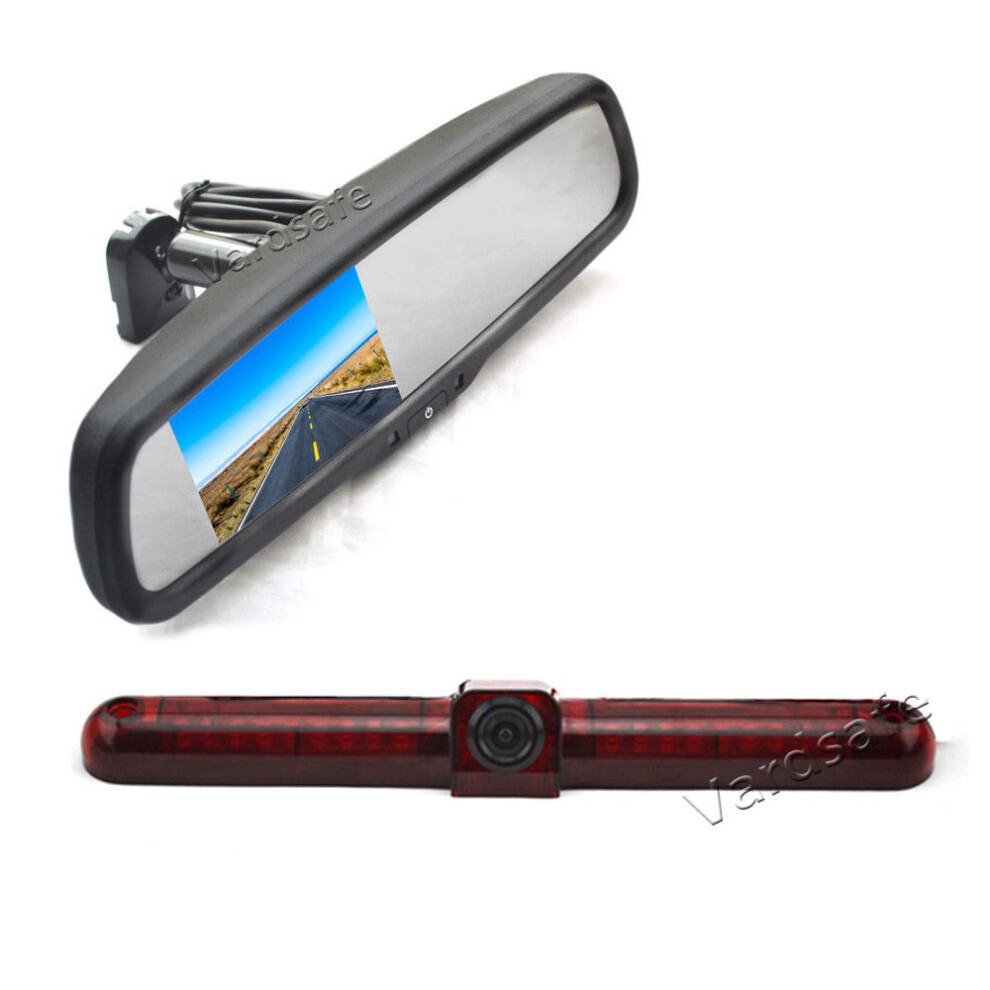 Vardsafe Universal Brake Rear Backup Camera & Replacement Mirror Monitor For Rv Bus Light 8414775821999