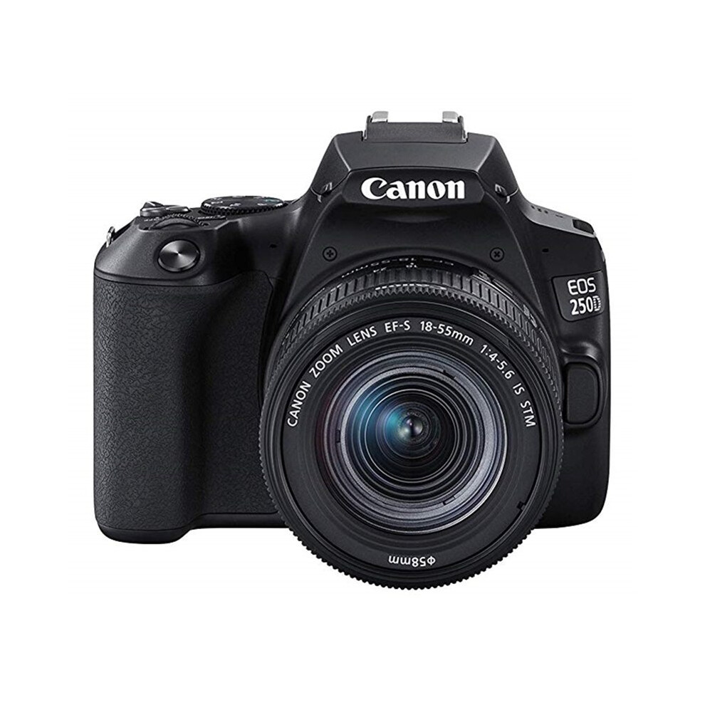Canon Eos 250D Dslr Camera With Ef-S 18-55Mm F/4-5.6 Is Stm Lens Kit - Black