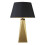 Searchlight Searchlight Maldon 1 Light Table Lamp Gold Black Shade With Gold Interior 1
