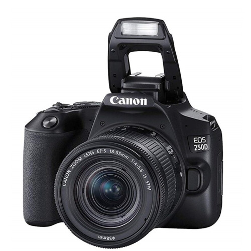 Canon EOS 250D DSLR Camera With EFS 1855mm f/45.6 IS STM Lens Kit