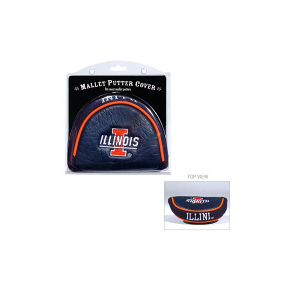 Photos - Golf Team  21331 Illinois Fighting Illini Mallet Putter Cover