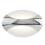 Searchlight Searchlight LED Wall Light Oval Chrome/Sand White 1