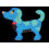Hama Beads Hama Beads Single Pegboard 326 Small Dog 2