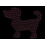 Hama Beads Hama Beads Single Pegboard 326 Small Dog 1