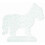 Hama Beads Hama Beads Single Pegboard 281 Horse 1