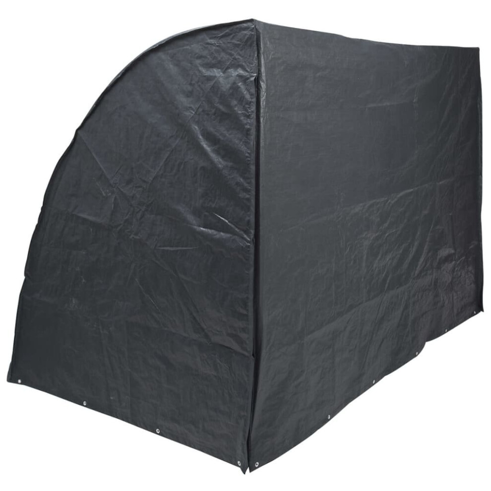 Nature Swing Seat Cover 255x143x170cm Grey PE Furniture Protection 6030608