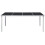 VidaXL vidaXL Gartentisch 190x90x74 cm Schwarz Stahl 2