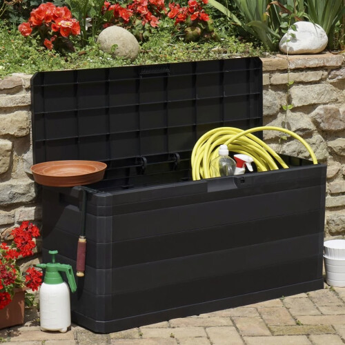 VidaXL vidaXL Gartenbox Schwarz 1174556 cm 2