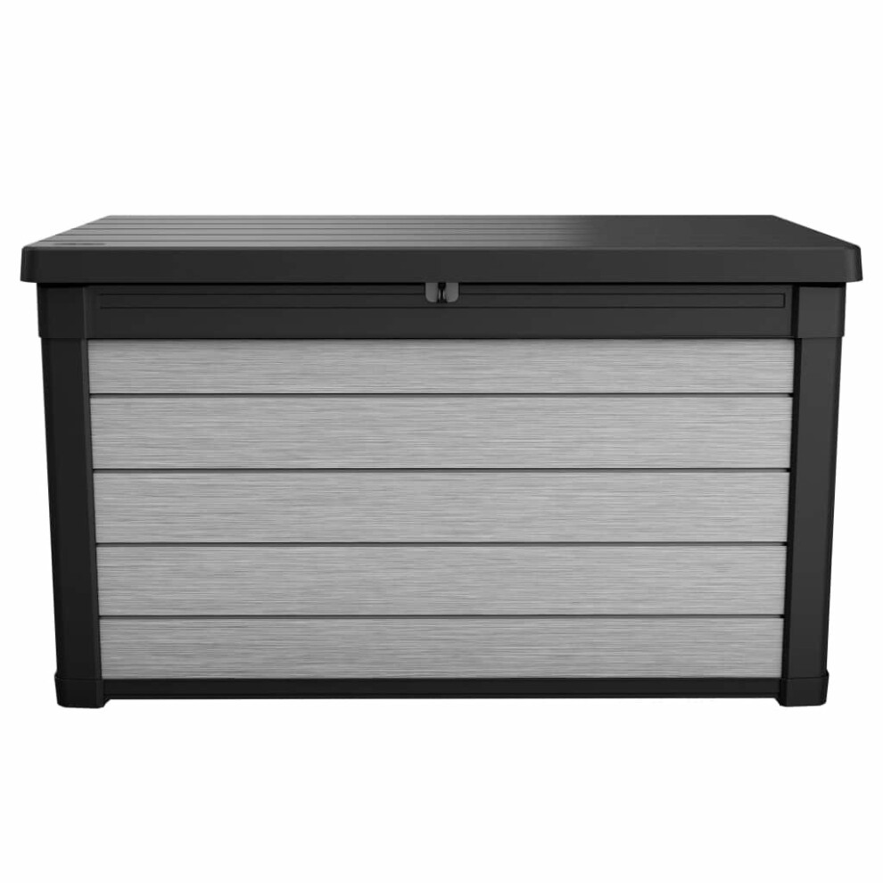 Keter Outdoor Storage Box Denali Duotech 380L Anthracite Garden Cabinet 244244
