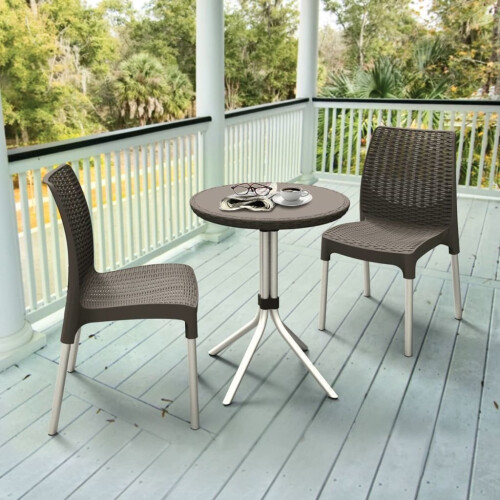 Piece Keter Outdoor Patio Set Keter Bistro Set Piece Chelsea