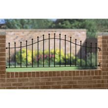 (1830mm GAP X 625mm High Galvanised) Manor Ball Top Shaped Railing Metal Wrought Iron